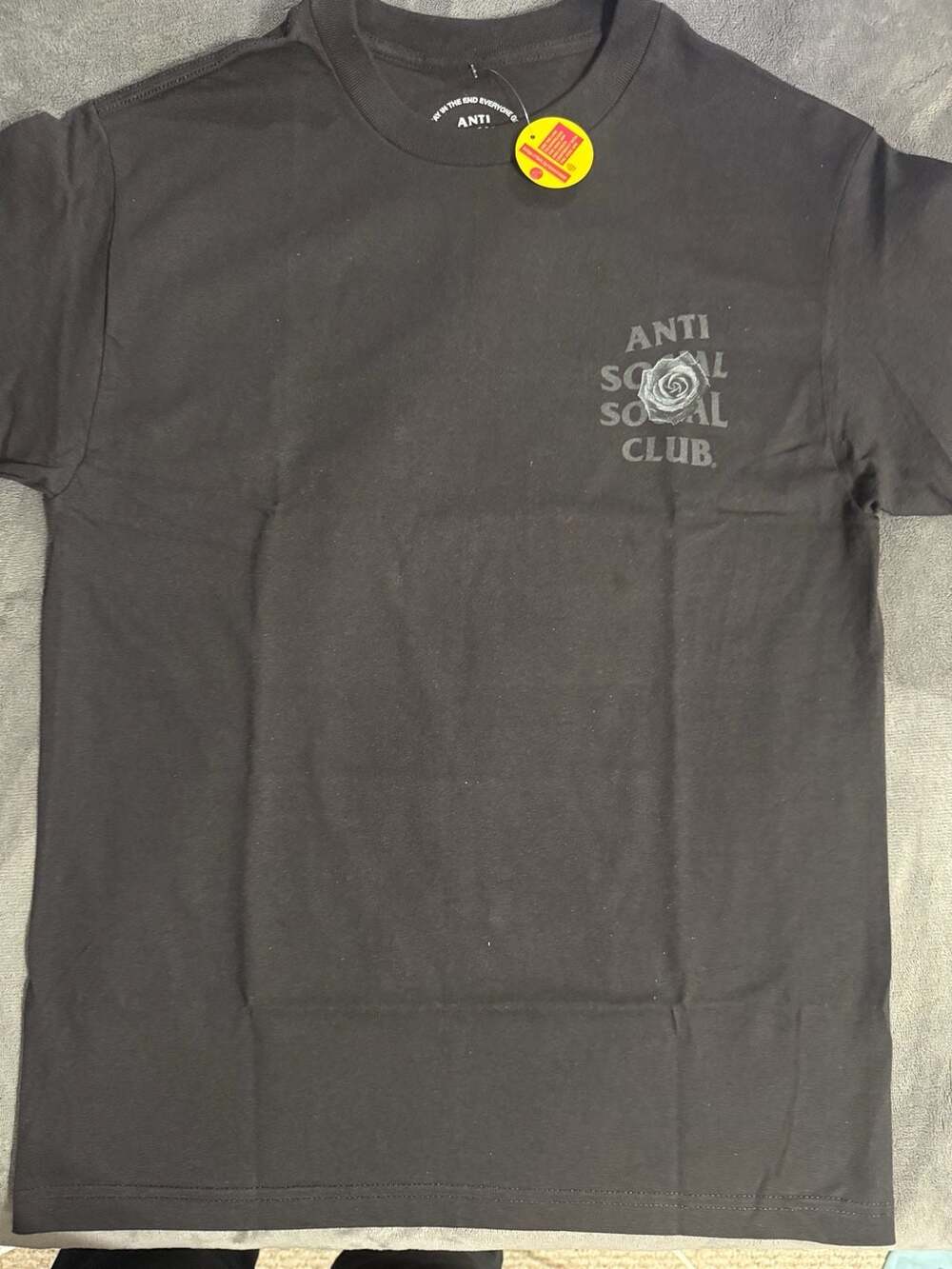 ASSC Bat Emoji Blk Tee size MD